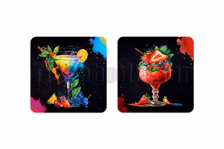 Glasunderlägg Cocktail 2 pack