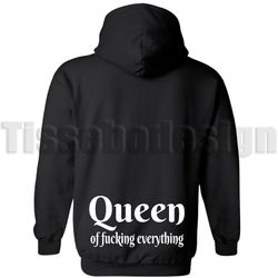 Hoodie Basic Oversize Queen Of fucking Everything