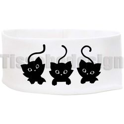 Pannband Katt trio – För Alla Kattälskare Med Stil