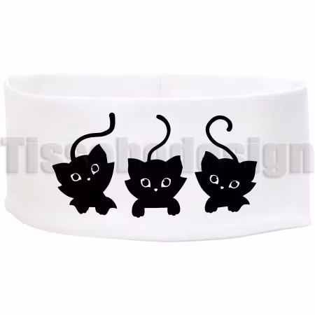 Pannband Katt trio – För Alla Kattälskare Med Stil