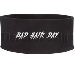 Pannband Med Tryck Hair Bad Day  – Räddaren i Nöden för Dåliga Hårdagar