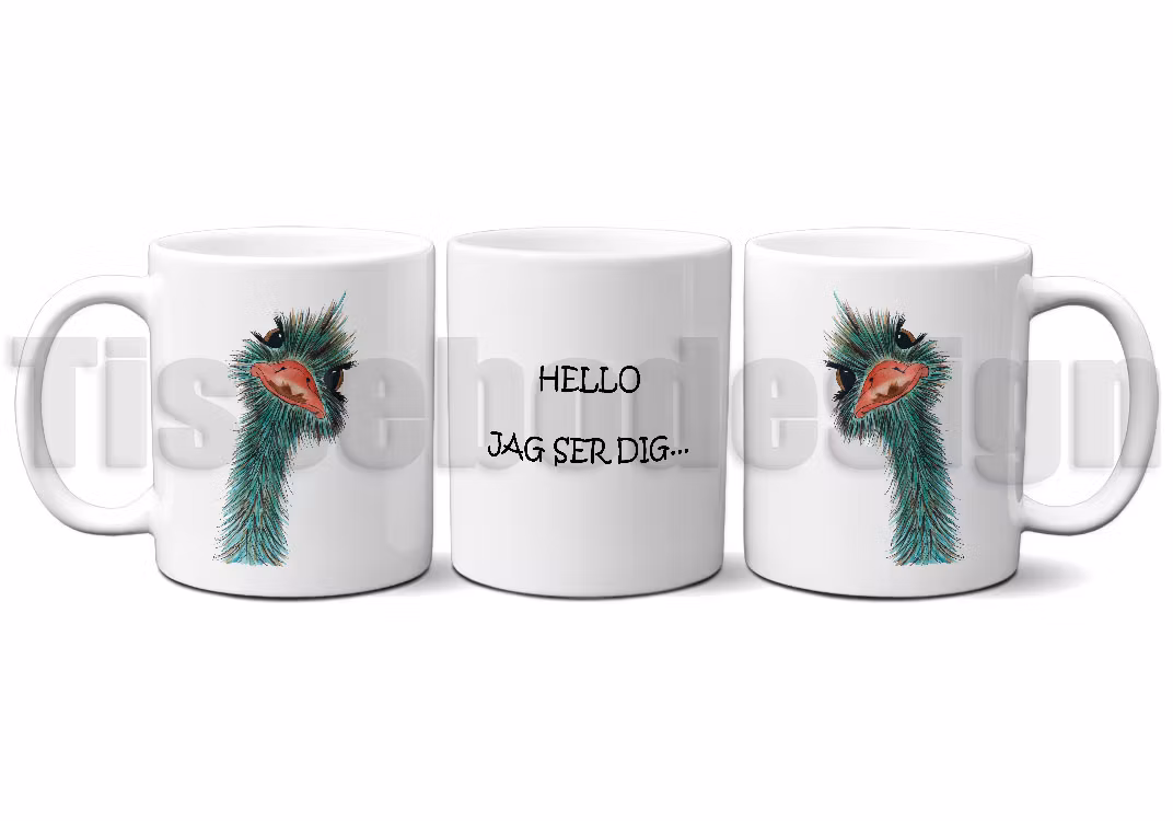 Mugg Hello Jag Ser Dig