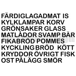 Dekal Frysetiketter