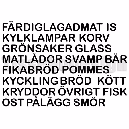 Dekal Frysetiketter