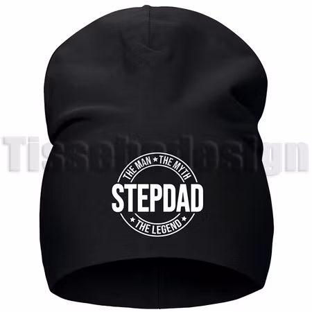 Mössa Med Tryck Stepdad The Man The Myth The Legend - Unisex Model