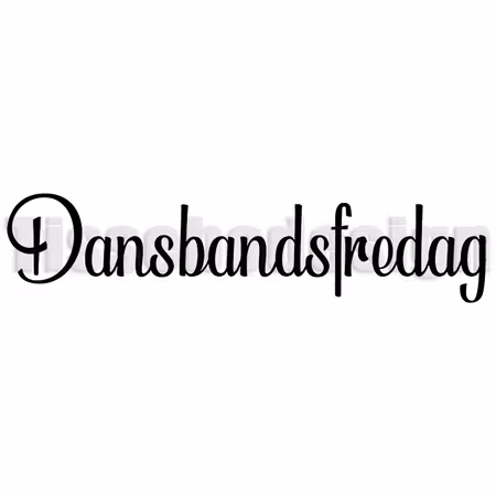 Bildekal Dansbandsfredag