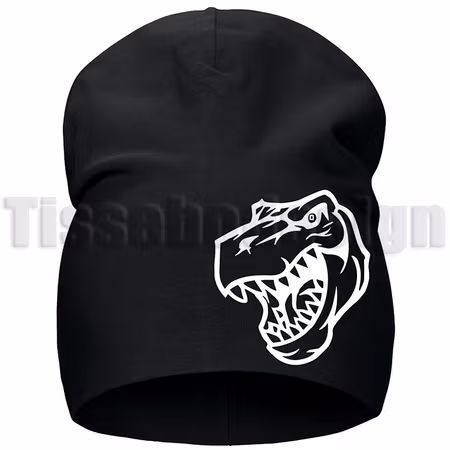 Barnmössa Med Tryck Dinosaurie T-rex