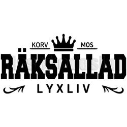 Bildekal "Räksallad"