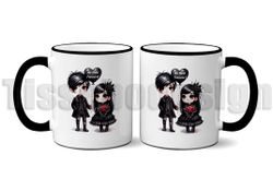Mugg Be Mine Forever – Gotisk Kärlek - 330 ml