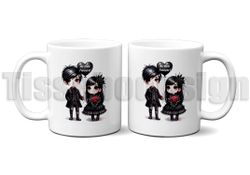 Mugg Be Mine Forever – Gotisk Kärlek - 330 ml