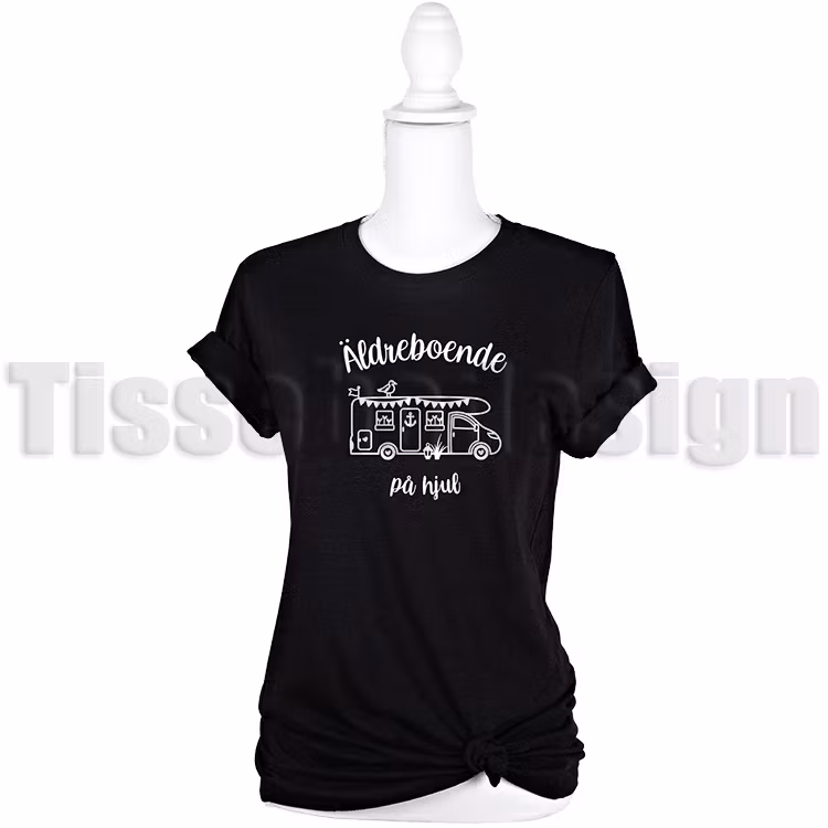 Dam - T-shirt Äldreboende På Hjul