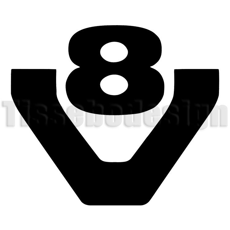 Bildekal V8