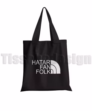 Tygväska Med Tryck Hatar Fan Folk