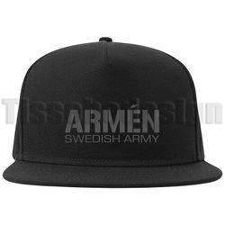 Snapback-keps Armén Swedish Army – Stilren och Militärinspirerad