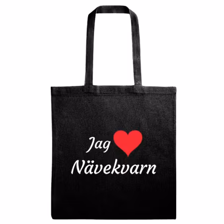 Jag ❤️ Nävekvarn – Fairtrade-certifierad tygväska för miljömedvetna!