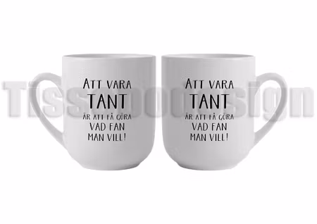 Mugg Bistro - Att Få Vara Tant Är Att Få Göra Vad Fan Man Vill