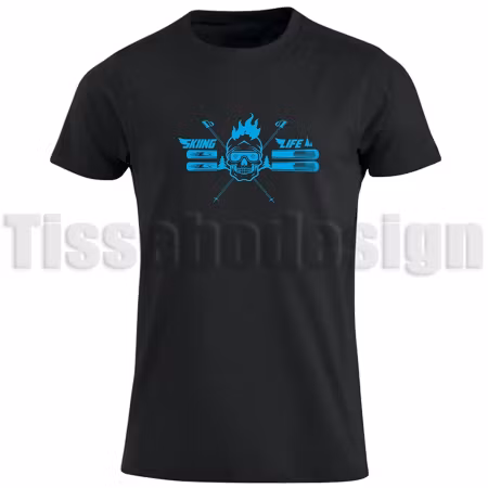 T-shirt Skiing Life – gör fikat lite snögalet!