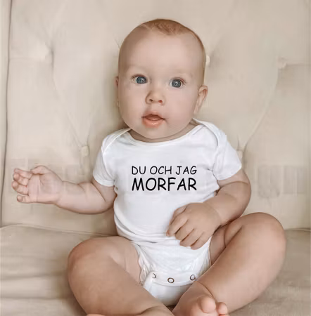 Babybody – Du och jag Mormor / Morfar / Farmor / Farfar