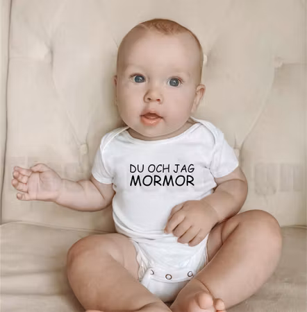 Babybody – Du och jag Mormor / Morfar / Farmor / Farfar