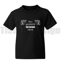 Barn T-shirt Next generation Scania driver – för framtidens förare