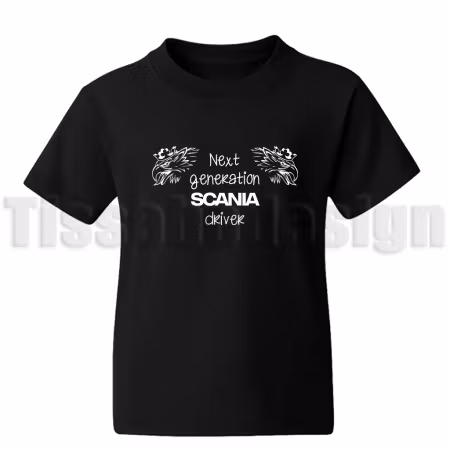 Barn T-shirt Next generation Scania driver – för framtidens förare
