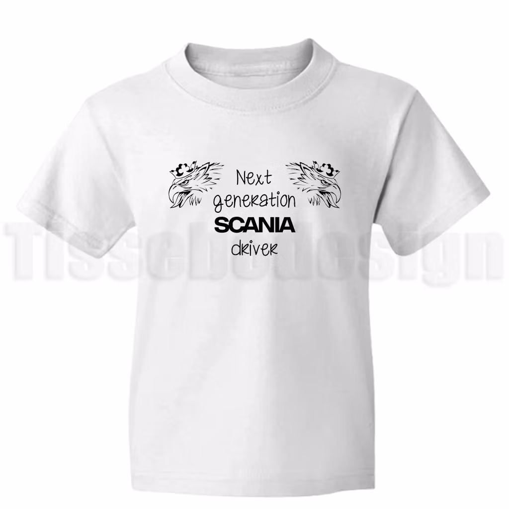 Barn T-shirt Next generation Scania driver – för framtidens förare