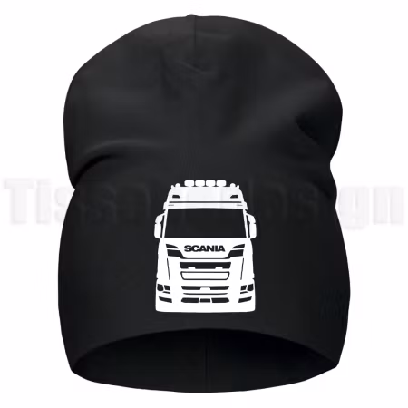 Barnmössa – Lastbilsmotiv med Scania-front