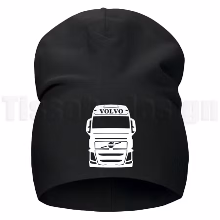 Barnmössa – Lastbilsmotiv med Volvo-front