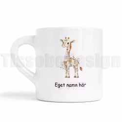Barnmugg med giraff – en lekfull vän vid varje måltid!