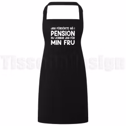 Förkläde Jag försökte gå i pension – nu jobbar jag för min fru