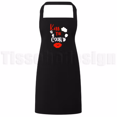 Förkläde Kiss the cook – gör matlagningen lite hetare!