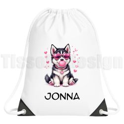 Gympapåse husky – charmig hundkompis med personlig stil