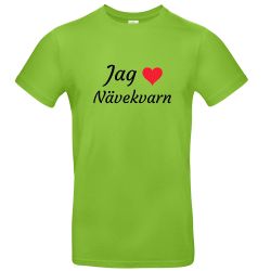 Jag ❤️ Nävekvarn – Unisex T-shirt i 100% bomull