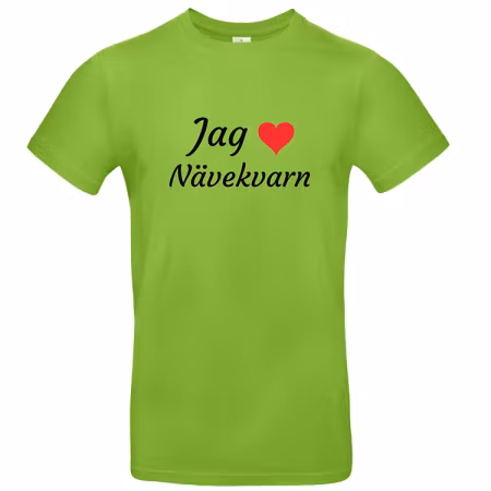 Jag ❤️ Nävekvarn – Unisex T-shirt i 100% bomull