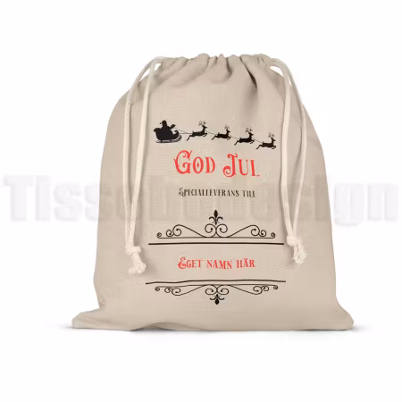 Julsäck – specialleverans från tomten med eget namn