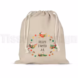 Julsäck – tomtar i flygplan med eget namn