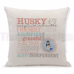 Kuddfodral Husky – personlig och charmig detalj för hemmet