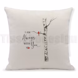 Kuddfodral I Am Always With You – ett vackert och tröstande motiv