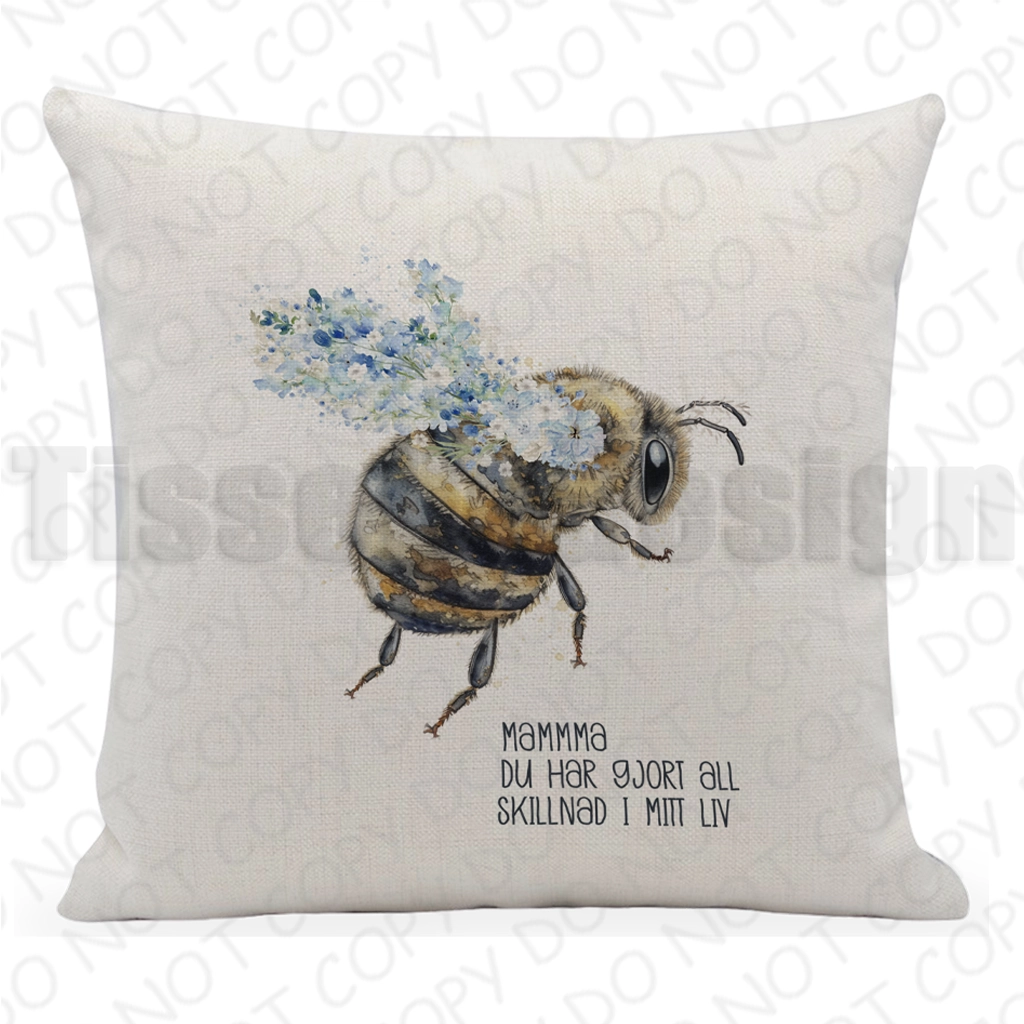 Kuddfodral – Mamma du har gjort all skillnad i mitt liv