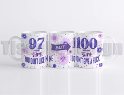Mugg 97% sure you don’t like me – 100% sure I don’t give a f*ck – gör vardagen lite mer personlig!