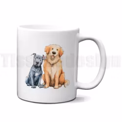 Mugg – välj dina egna hundar som personligt motiv