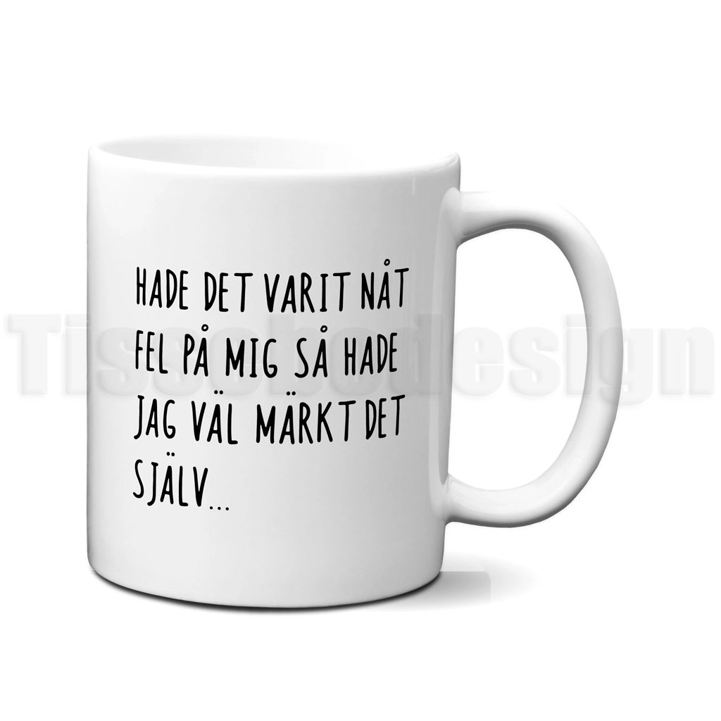 Mugg – Märkt Det Själv