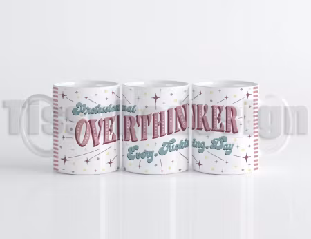 Mugg Professional overthinker – gör vardagen lite mer personlig!