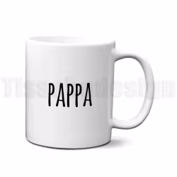 Mugg till pappa, morfar, farfar och bonuspappa – personlig present med kärlek