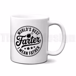 Mugg World’s Best Farter I Mean Father – rolig present till pappa!