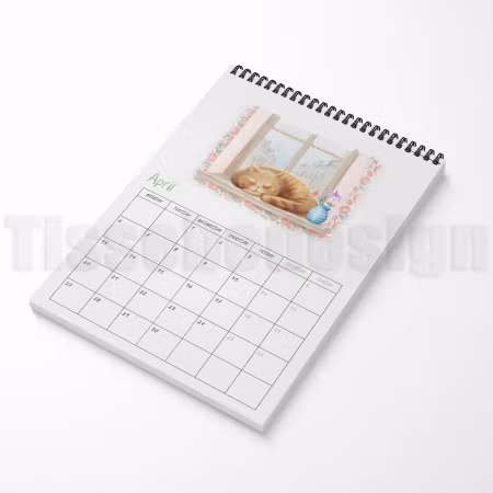 Kalender Quirky Cats 2026 med tolv lekfulla kattmotiv