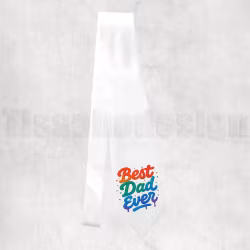 Slips – Best Dad Ever i lekfull flerfärgad design