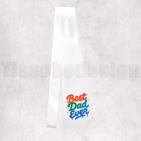 Slips – Best Dad Ever i lekfull flerfärgad design
