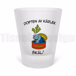 Snapsglas Surströmming – doften av kärlek i varje skål