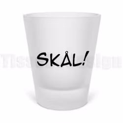 Snapsglas SKÅL! – Enkel klassiker med attityd